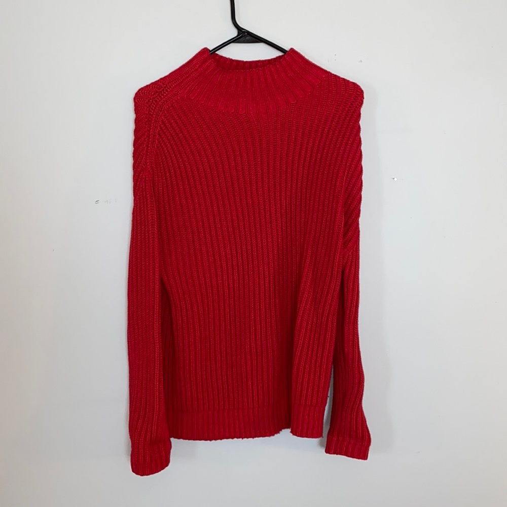 GAP Red Turtleneck